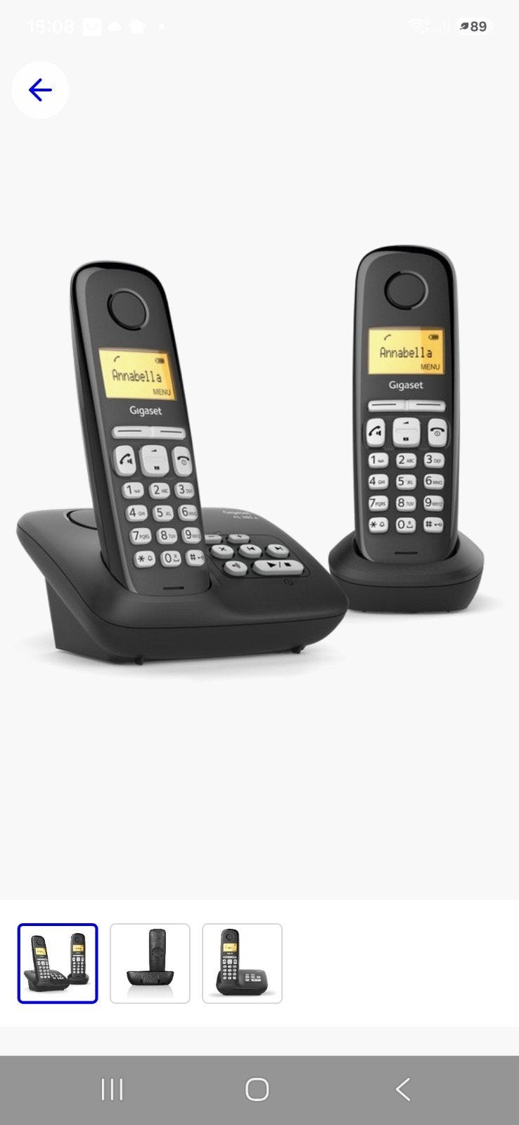 Gigaset AL220A Draadloze Telefoon met Antwoordapparaat, Ophalen of Verzenden, Gebruikt, 1 handset