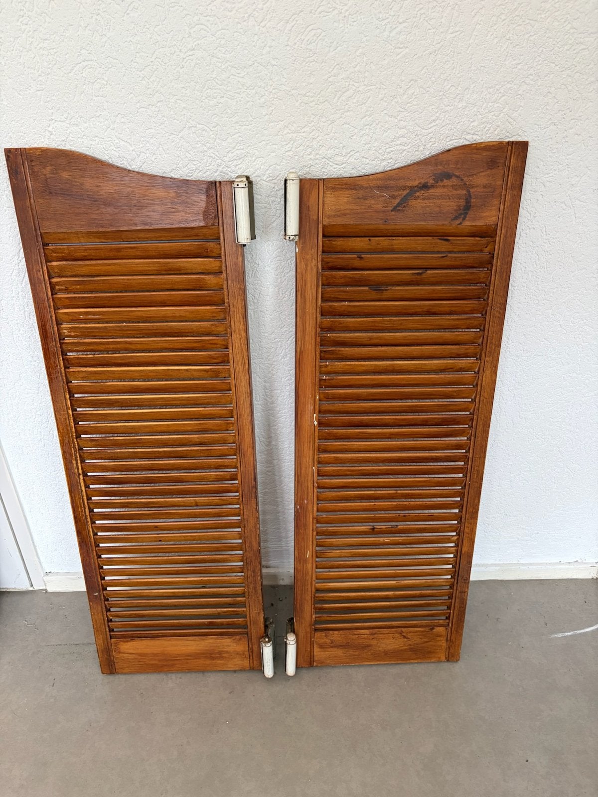 Klapdeurtjes / Saloon deurtjes van hout, Ophalen, Gebruikt, Minder dan 80 cm, Overige typen