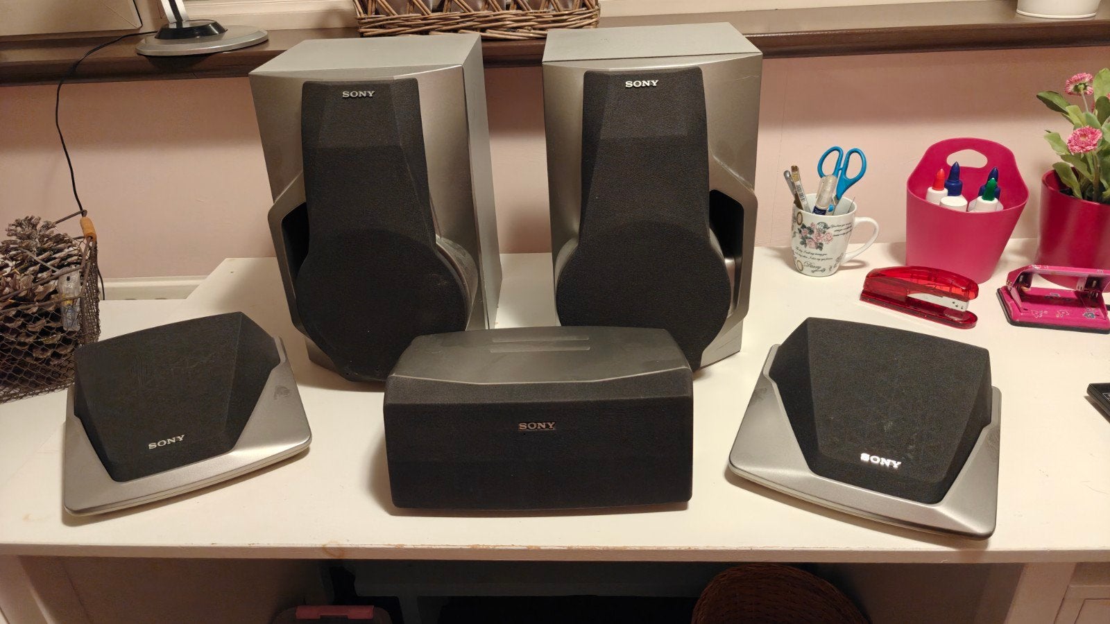 Sony geluidssysteem met richtmicrofoon, Audio, Tv en Foto, Gebruikt, Speakerset, Ophalen of Verzenden, Sony