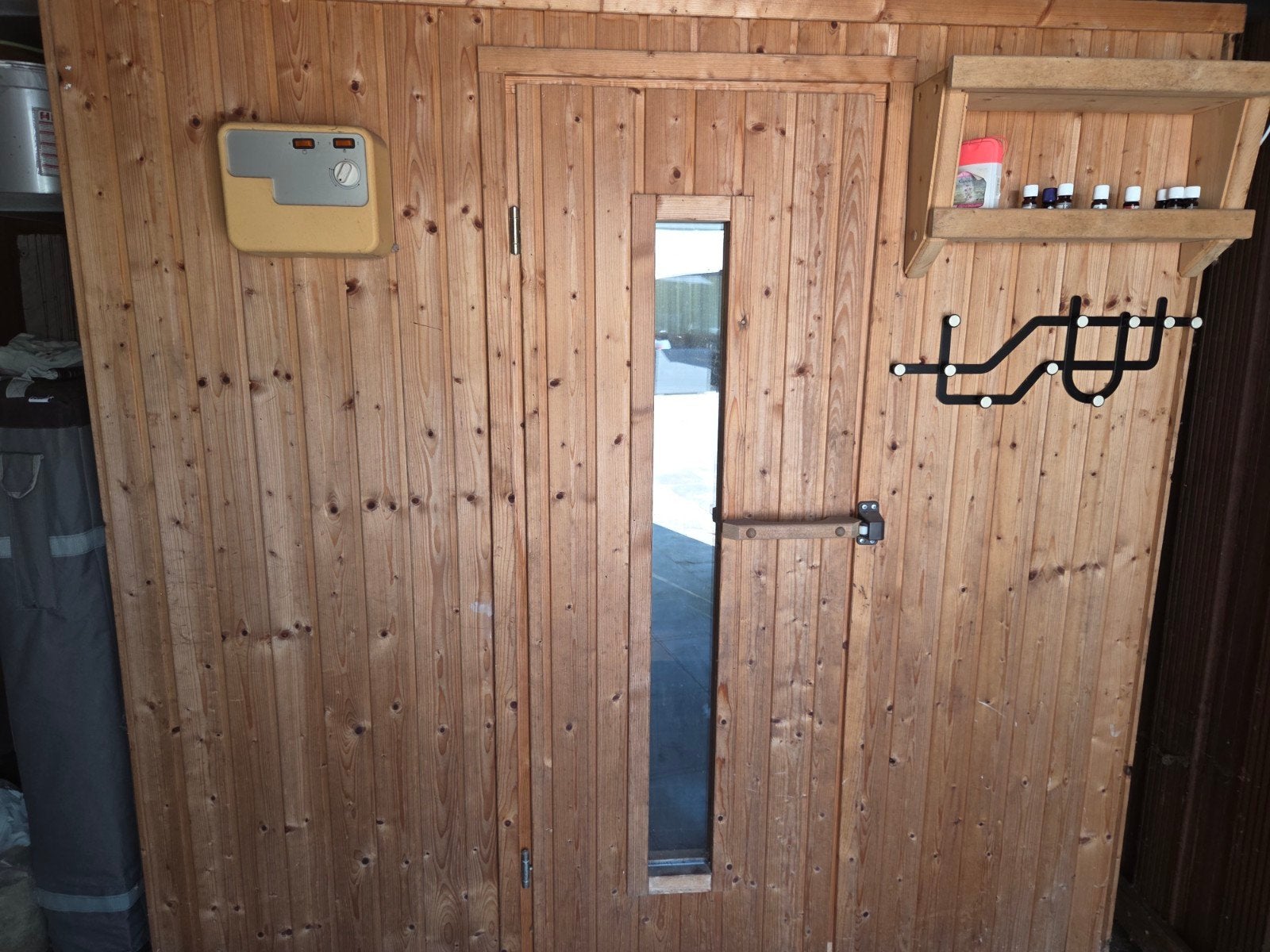 Finse Sauna voor onder schuin dak, Sport en Fitness, Sauna, Ophalen, Gebruikt, Fins of Traditioneel, Complete sauna