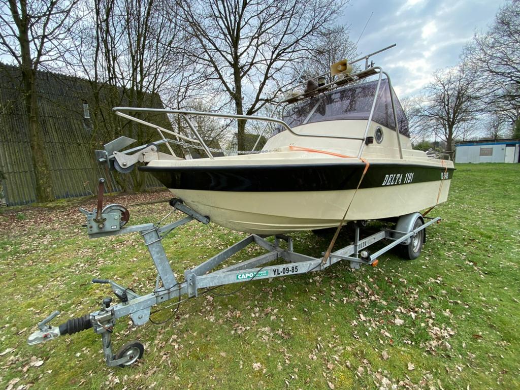 Leuke Orka 535 Zeevisboot met PEGA trailer, Watersport en Boten, Ophalen of Verzenden, Trailer
