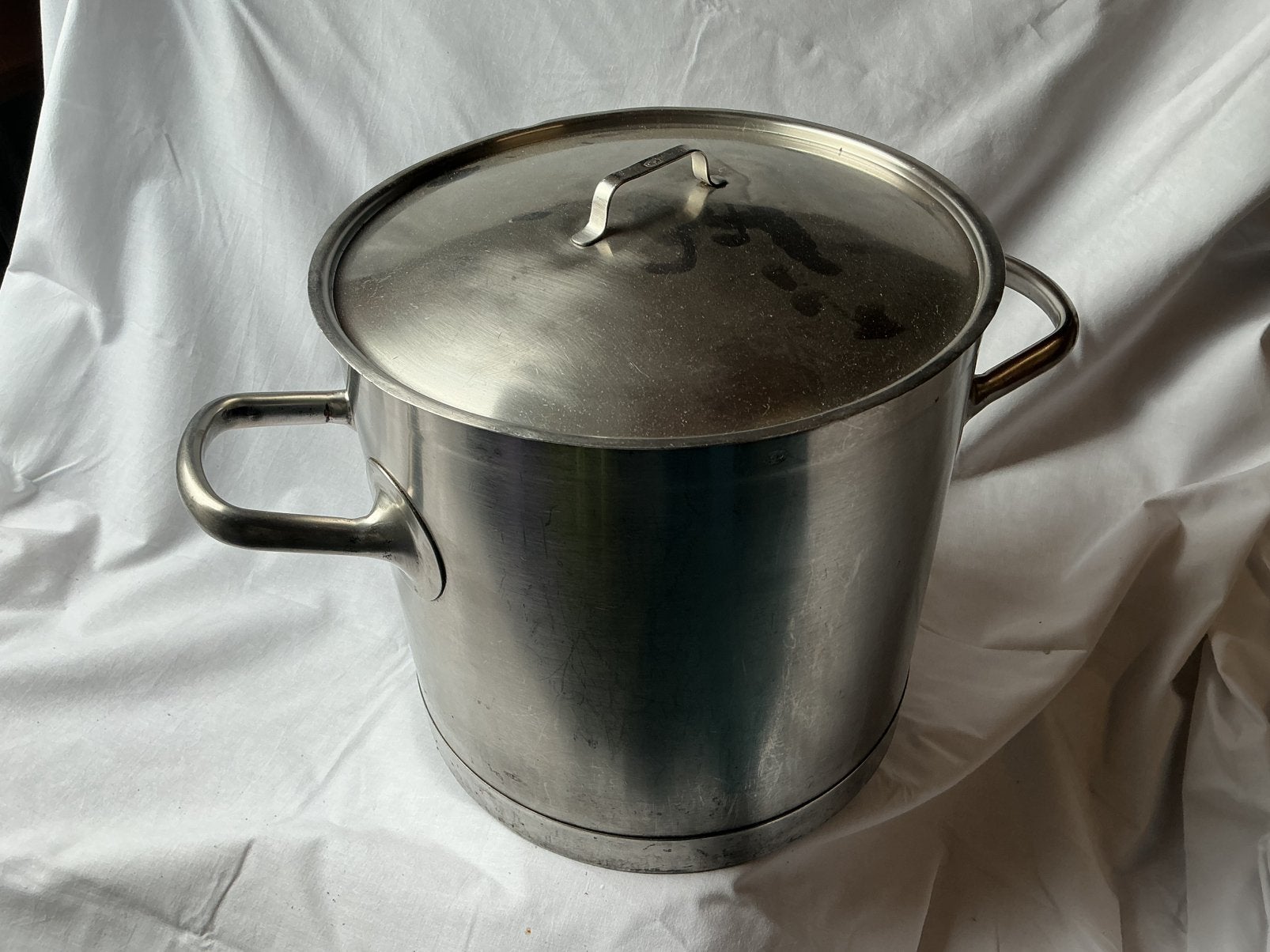 Roestvrijstalen kookpot., Huis en Inrichting, Ophalen of Verzenden, Gebruikt, Rvs