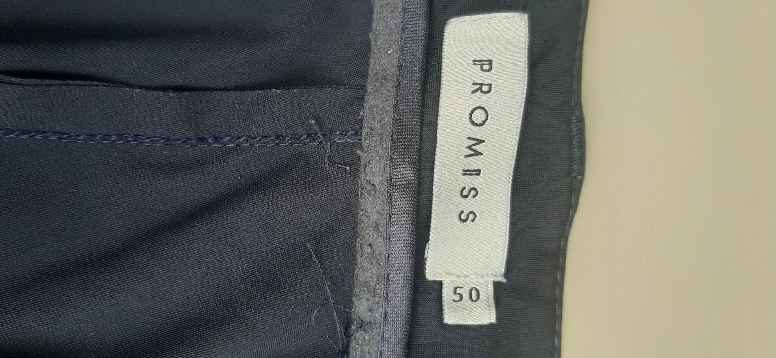 Promiss Travelstof Broek Maat 50, Promiss, Blauw, Maat 46/48 (XL) of groter, Ophalen of Verzenden