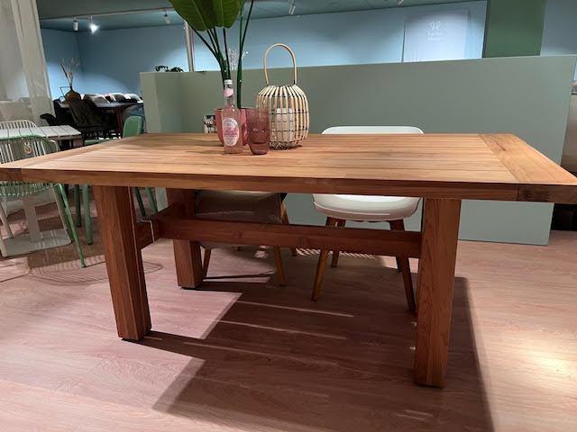 Hartman Teak tuintafel 180x95, Ophalen, Gebruikt, Rechthoekig, Teakhout