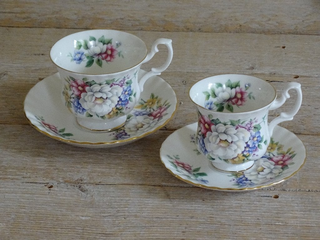Kop-en-schotels, Royal Albert, Summertime Series, SHERBORNE, Ophalen of Verzenden