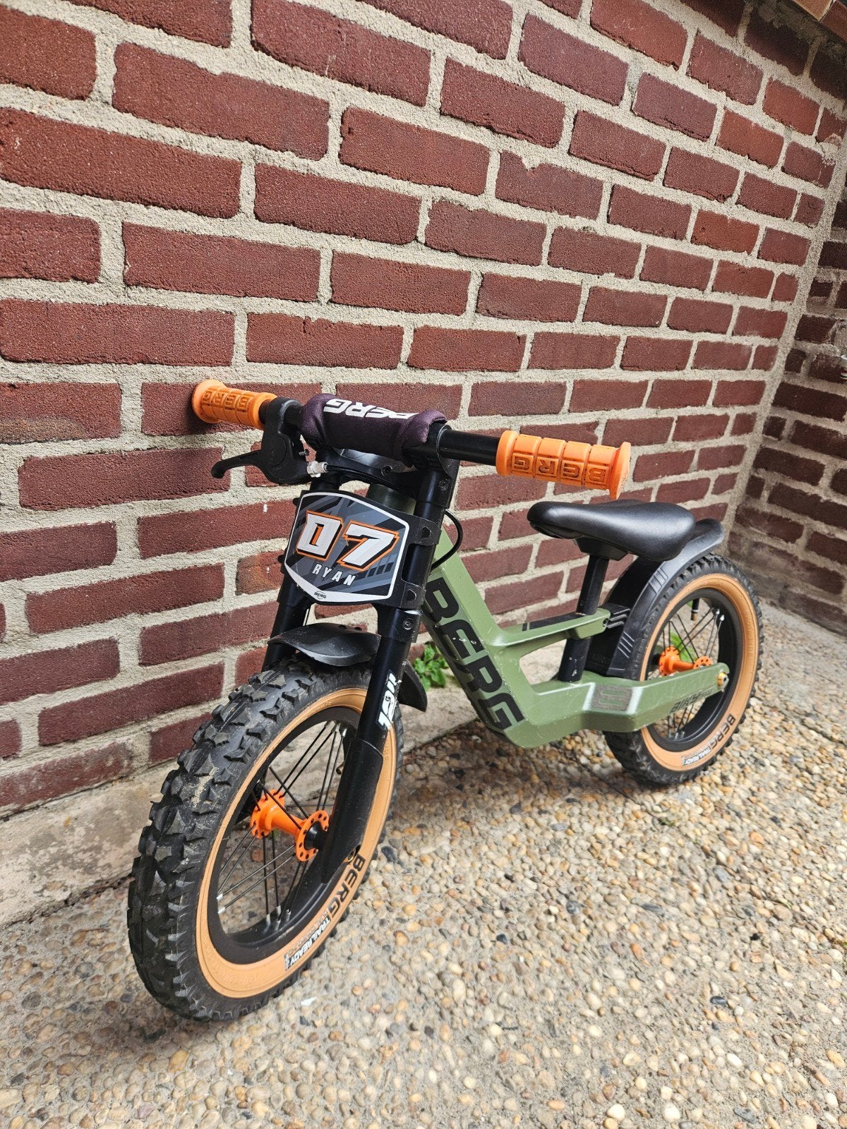 BERG Biky Cross Loopfiets Groen
