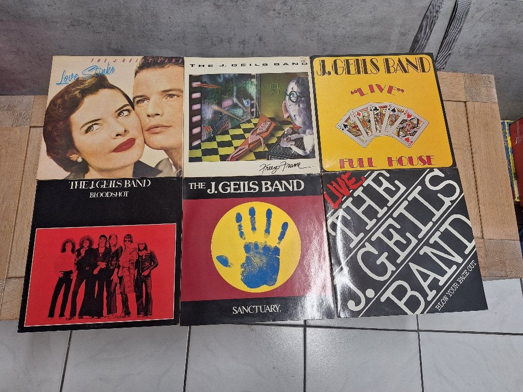 Vintage 6x vinyl lps albums The J. Geils band jaren 70/ 80, Ophalen of Verzenden, Gebruikt, 12 inch, Poprock