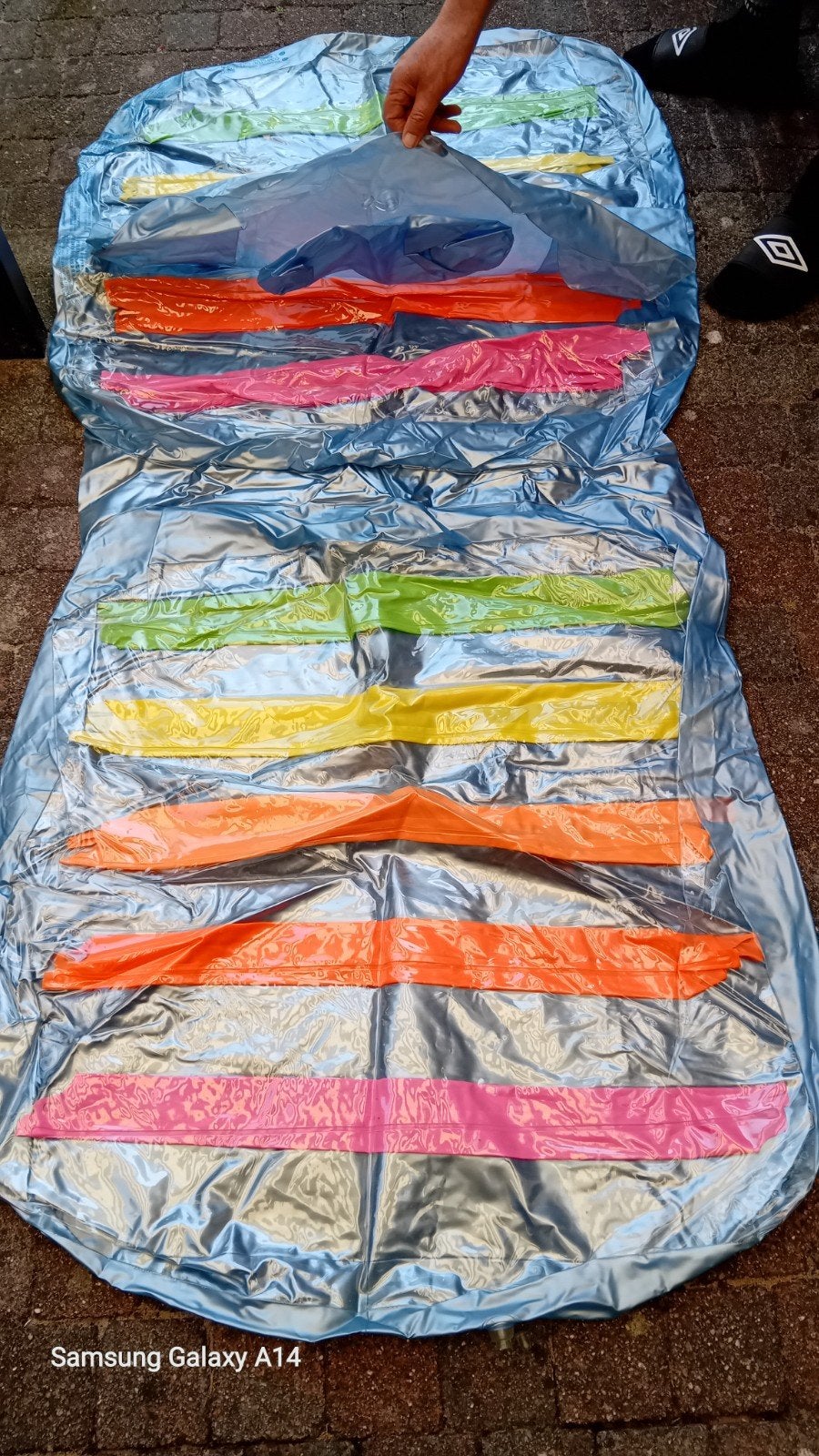 Luchtbed met rugleuning - Comfortabel en kleurrijk, Ophalen of Verzenden