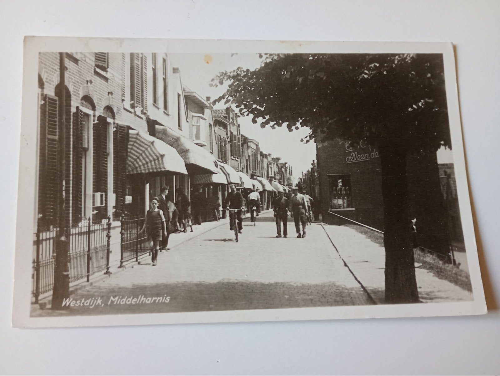 Middelharnis Westdijk 1949, Ophalen of Verzenden, 1940 tot 1960, Gelopen, Zuid-Holland