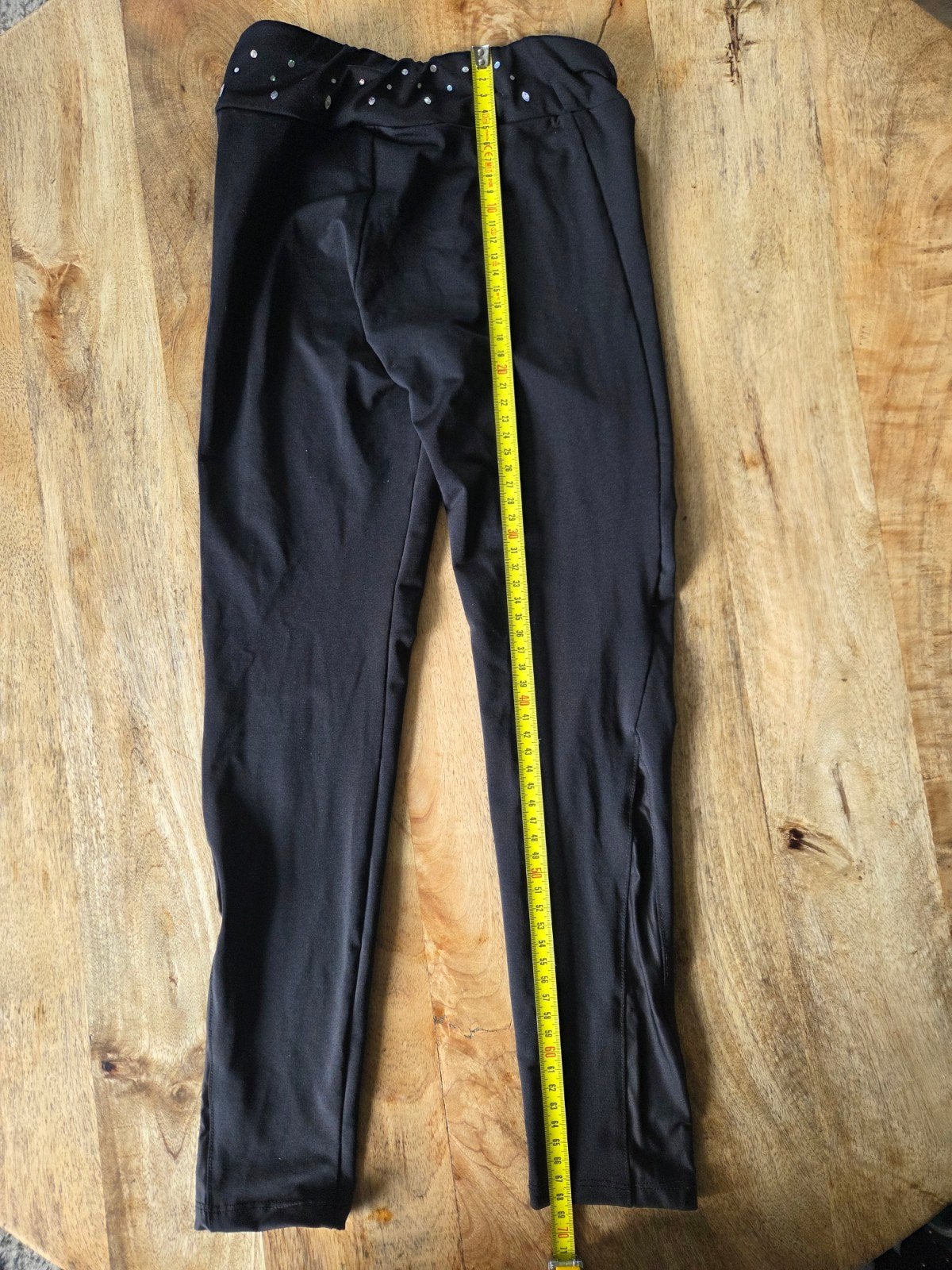 Domyos lange turnbroek maat 134/140 (8/9 jaar), Sport en Fitness, Turnen, Gebruikt, Turnbroekje, Zwart, Kindermaat 122 t/m 140