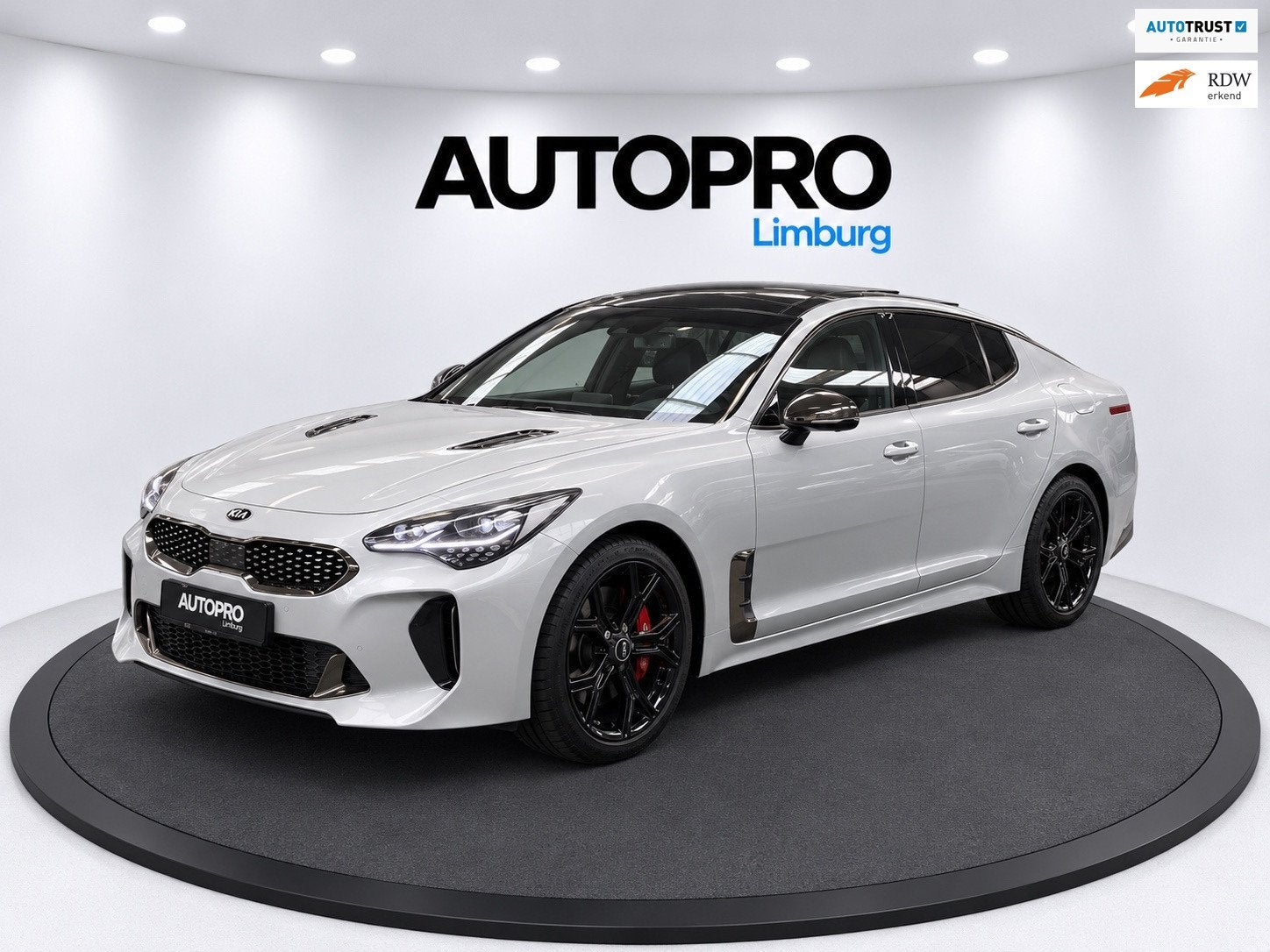 Kia Stinger 3.3 V6 T-GDI AWD GT | 370pk| Keyless| Pano, Auto's, Automaat, Gebruikt, Bedrijf, 3342 cc