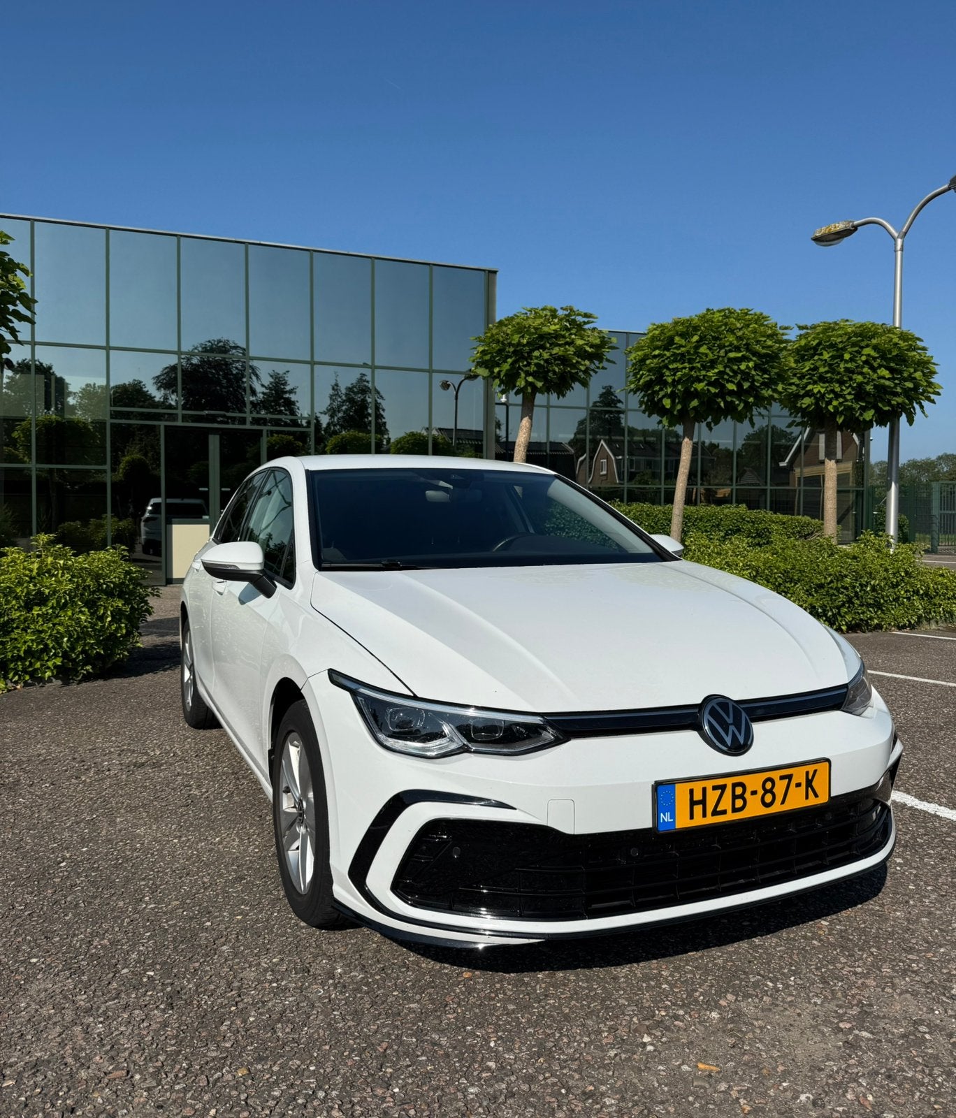 Volkswagen Golf 8 1.0 eTSI, Auto's, Volkswagen, Particulier, Hybride Elektrisch/Benzine, Stationwagon, Geïmporteerd, Wit, Ophalen