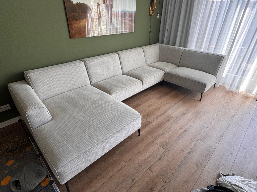 Bommel hoekbank – 364 cm – Nieuwprijs €2.500 – Incl garantie, ., Hoekbank, 300 cm of meer, 75 tot 100 cm