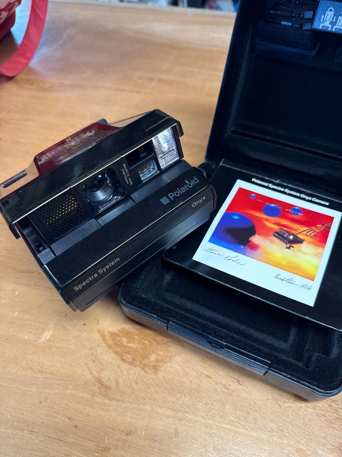 Polaroid Spectra System Onyx Camera - Zeldzaam en Uniek, Ophalen, Zo goed als nieuw, Polaroid