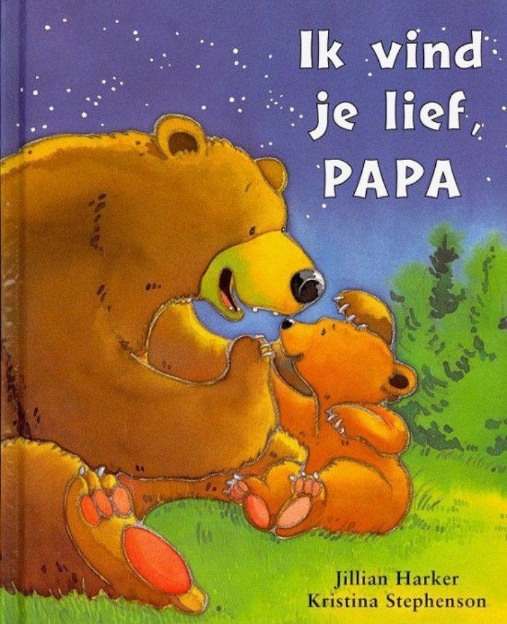 Ik vind je lief, papa - Hardcover (ZGAN), Jongen of Meisje, Ophalen of Verzenden, Zo goed als nieuw, Voorleesboek