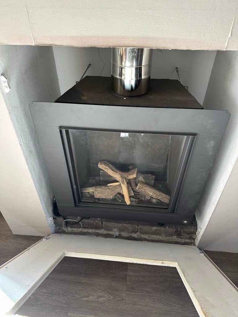 Inbouw gashaard - Sfeervol en efficiënt, Huis en Inrichting, Ophalen, Gebruikt, Inbouwhaard, Gashaard