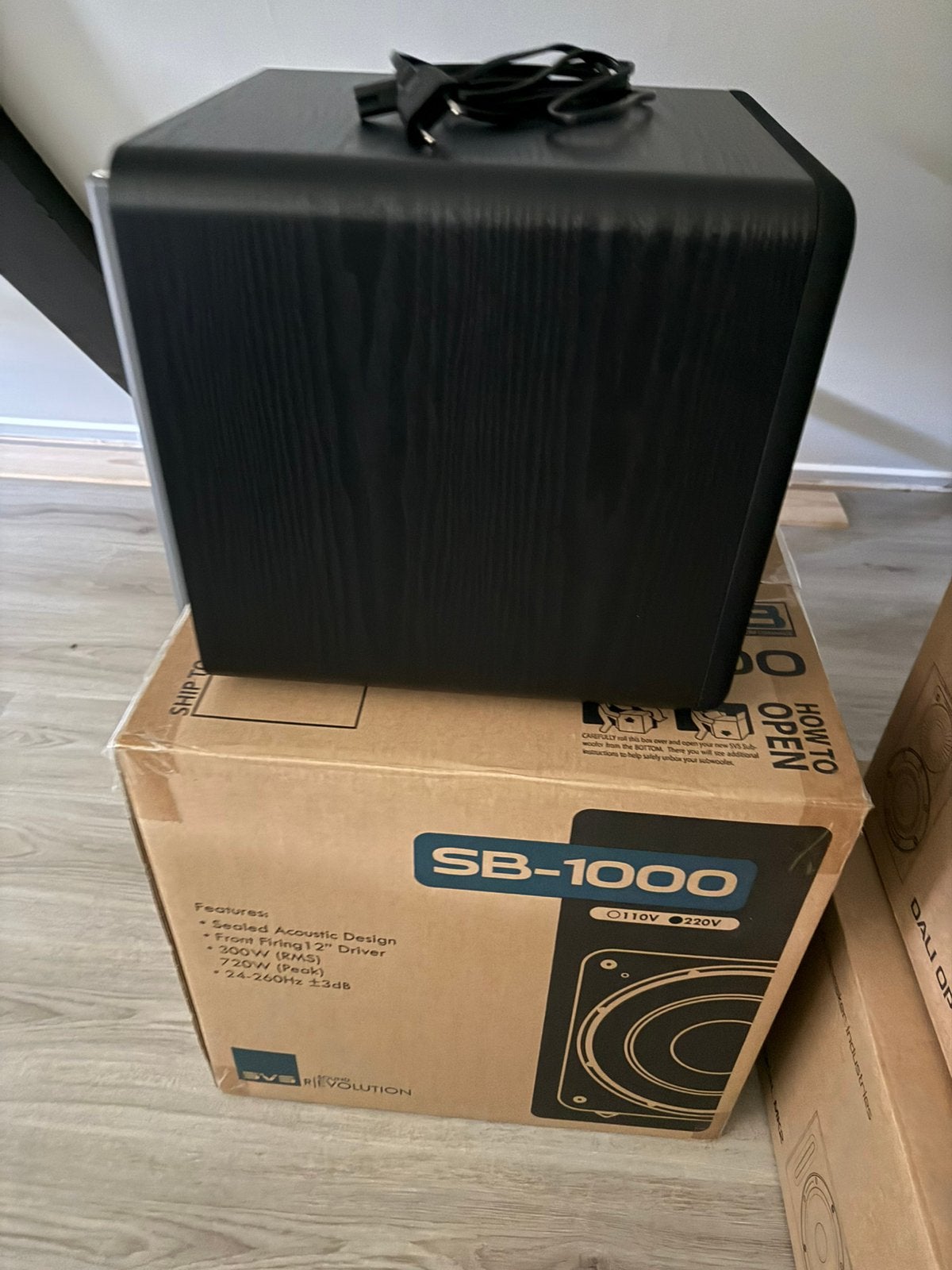 SVS SB-1000 black ash