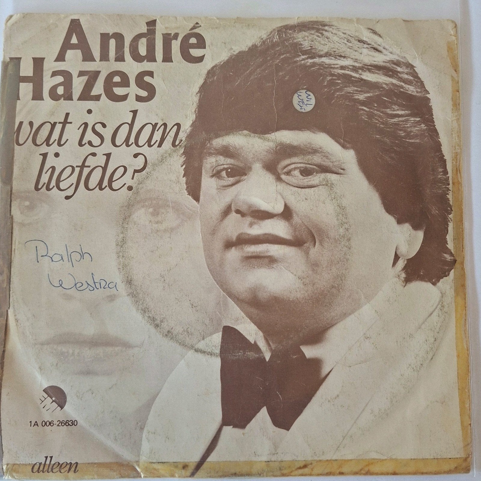 Andre Hazes        Wat is dan liefde?, Ophalen of Verzenden, Gebruikt, 7 inch