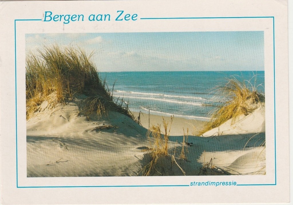 BERGEN AAN ZEE Duin Strand Zee, Verzenden, 1980 tot heden, Gelopen, Noord-Holland