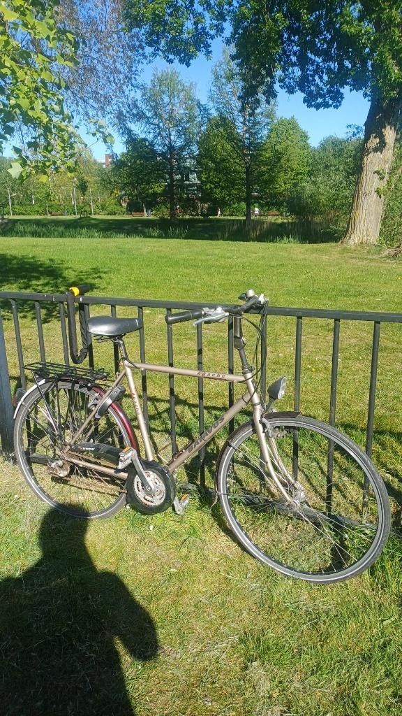 Batavus Apache herenfiets 21 versnellingen + slot + tools, Ophalen, Gebruikt, Velgrem, Versnellingen
