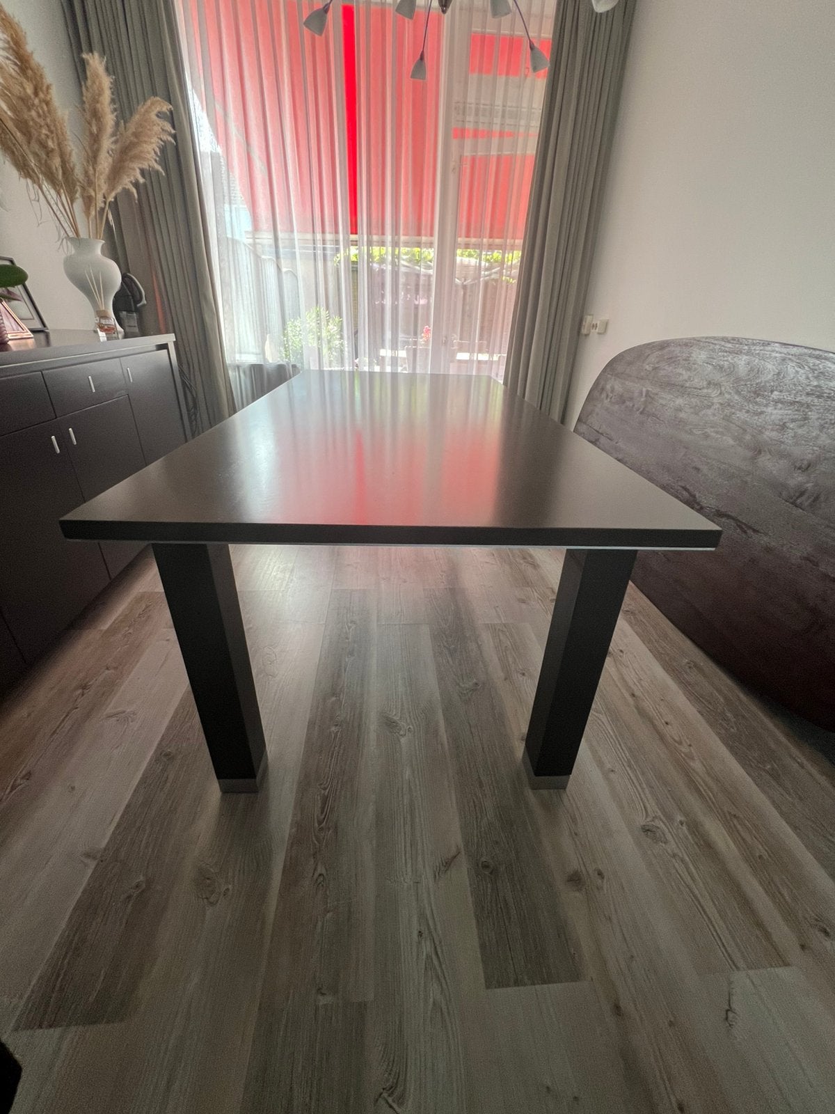 Mooie ruime eettafel, Huis en Inrichting, Tafels | Eettafels, Ophalen, Gebruikt, 100 tot 150 cm, Vijf personen of meer