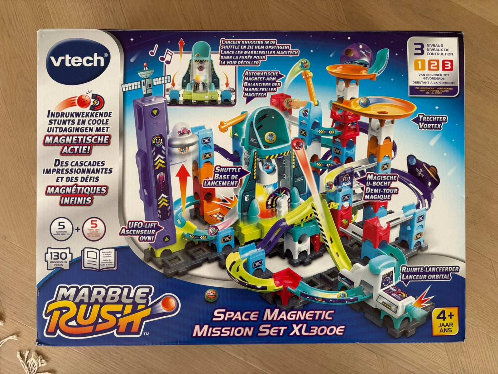Vtech Marble Rush Space Magnetic Mission Set knikkerbaan, Ophalen, Zo goed als nieuw, Overige merken