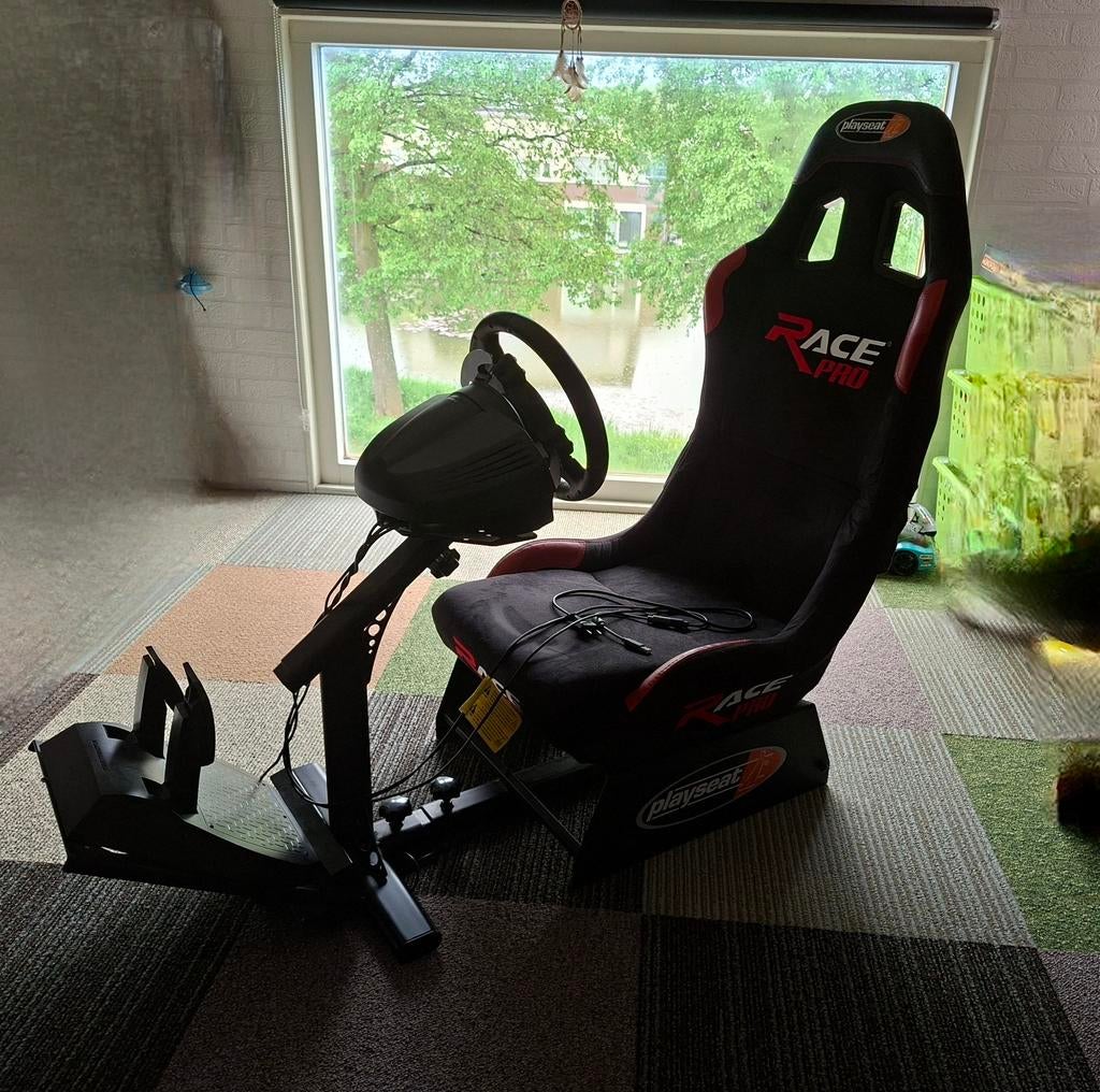 Playseat incl stuur, Spelcomputers en Games, Spelcomputers | Sony PlayStation Consoles | Accessoires, Ophalen, Zo goed als nieuw