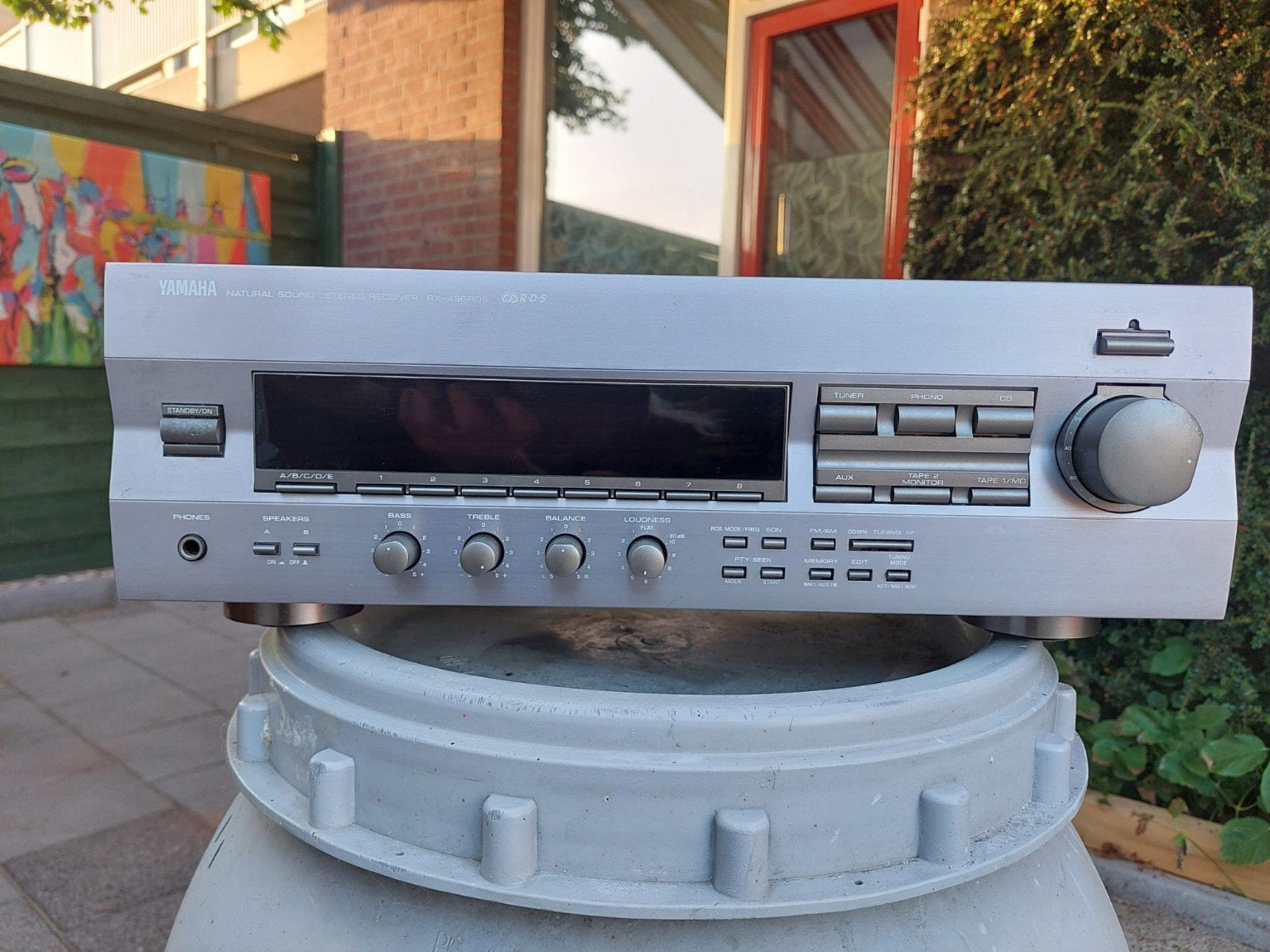 Izgs Yamaha versterker model rx-496rds, Ophalen, Gebruikt, Yamaha, 120 watt of meer