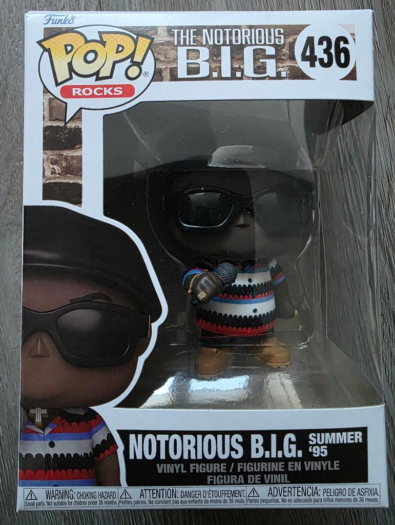 Funko Notorious B.I.G. 436 (Summer '95), Ophalen of Verzenden, Nieuw