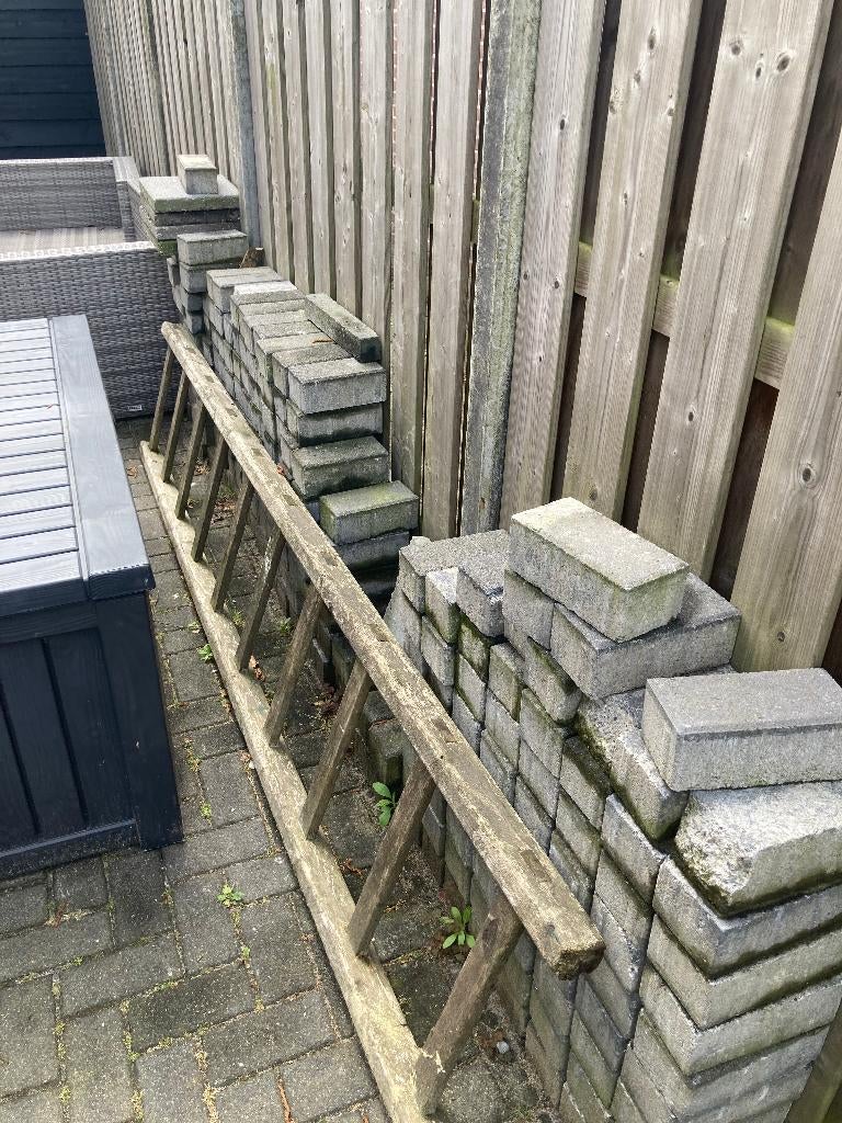 straatklinkers, Tuin en Terras, Ophalen, Gebruikt, Klinkers, Minder dan 5 m²