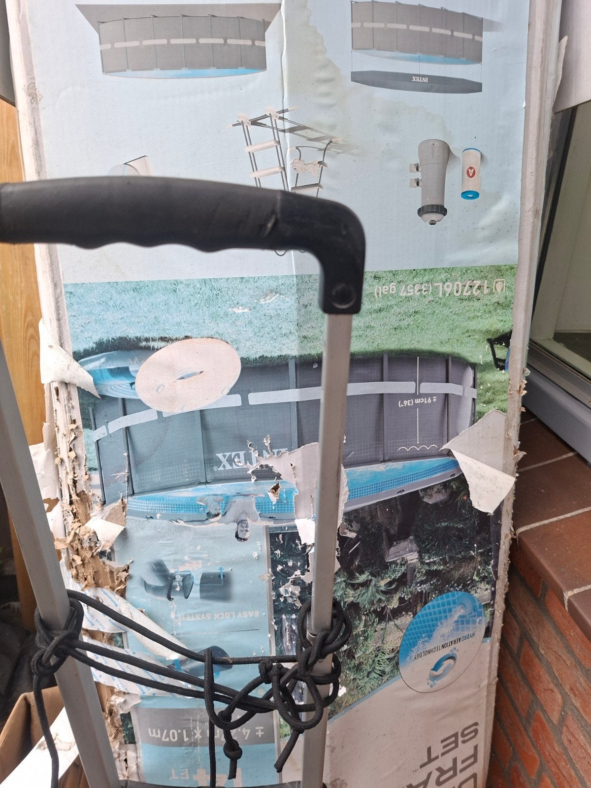 Intex Opzetzwembad - Klaar voor de zomer!, Tuin en Terras, Gebruikt, 80 tot 120 cm, Rond, 300 cm of meer