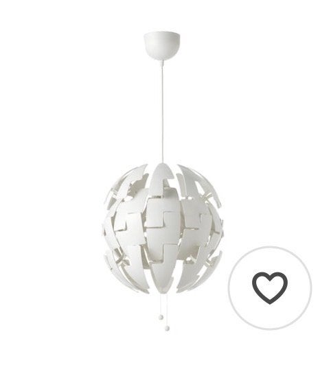 IKEA PS 2014 hanglamp, wit, open en dicht, Ophalen, Gebruikt, Kunststof, E27 (groot)