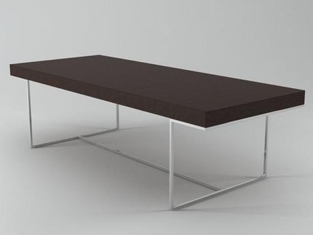 Design tafel B&B Italia Athos, Ophalen, Gebruikt, 200 cm of meer, 50 tot 100 cm