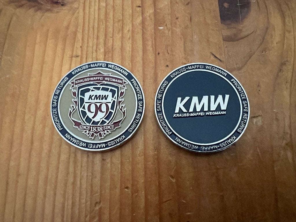 Krauss-Maffei Wegmann munten, Ophalen, Duitsland, Losse munt