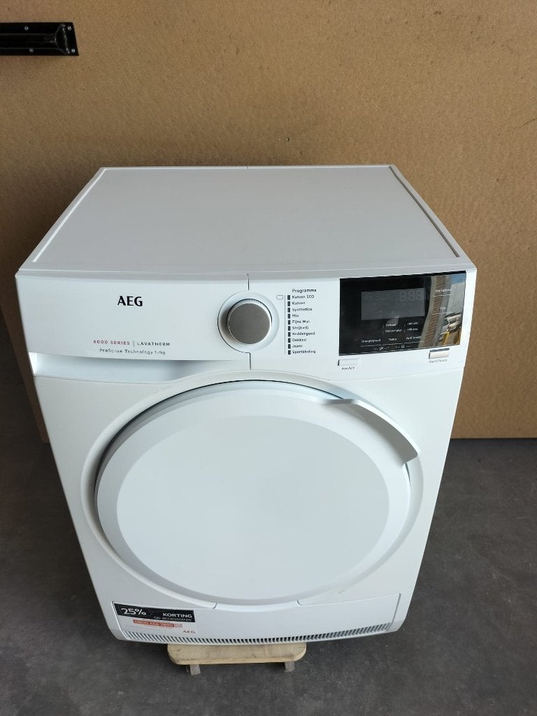 AEG 6000 series warmtepomp droger gewoon als nieuw, Ophalen, 6 tot 8 kg, Zo goed als nieuw, Energieklasse A of zuiniger