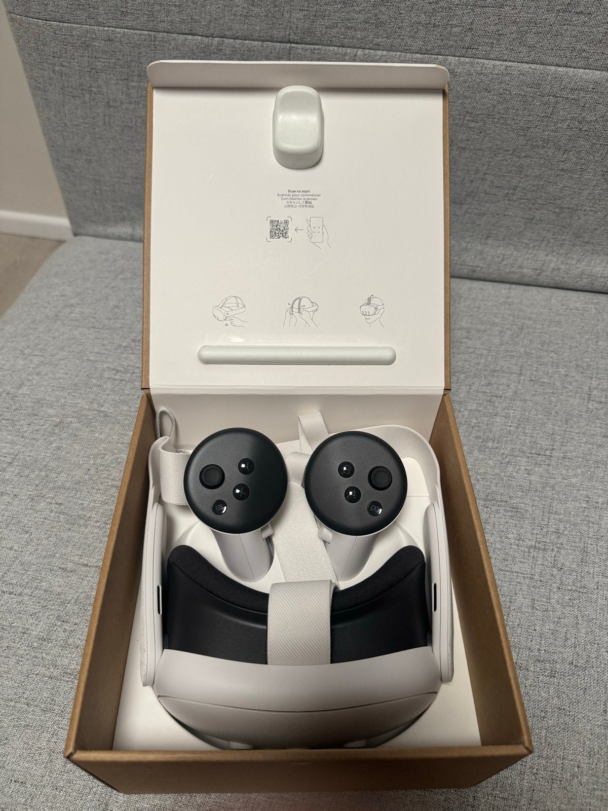 Meta Quest 3 512GB met accessoires, Ophalen of Verzenden, Zo goed als nieuw, VR-bril, Overige platformen