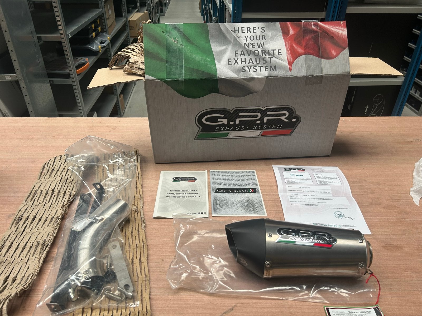 GPR Exhaust GP EVO4 slip-on demper Kawasaki Z900E 2021-23, Motoren, Ophalen of Verzenden, Nieuw