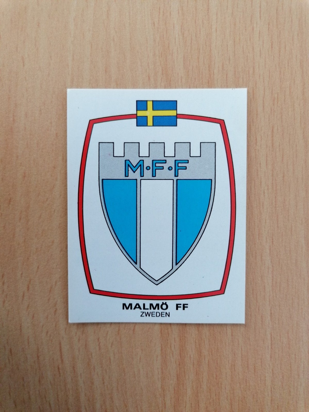 Panini Voetbal 88 #419 Malmö embleem., Ophalen of Verzenden, Zo goed als nieuw