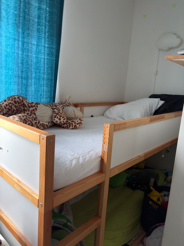 IKEA Kura bed 90x200 - omkeerbaar bed, Huis en Inrichting, Ophalen, Gebruikt, 90 cm, Eenpersoons