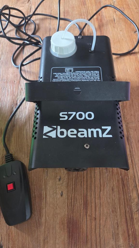 BeamZ S700 Rookmachine met Vloeistof, Ophalen of Verzenden, Gebruikt, Rookmachine