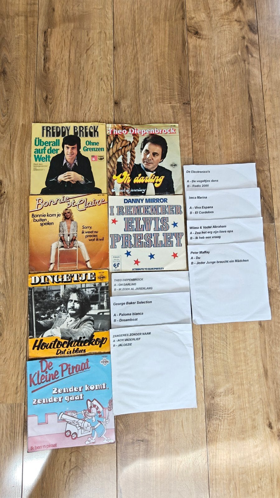 Nederlandstalige Piraten Singles - Diverse Artiesten, Gebruikt, 7 inch, Ophalen of Verzenden, Overige typen