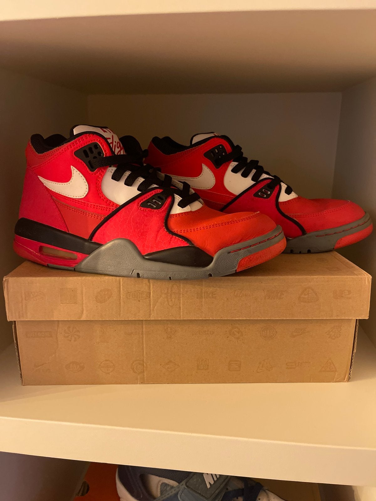 🔴🔴Nike Air Flight 89 Rood - Maat 43 (2012)🔴🔴, Overige kleuren, Ophalen of Verzenden, Sneakers of Gympen, Gedragen