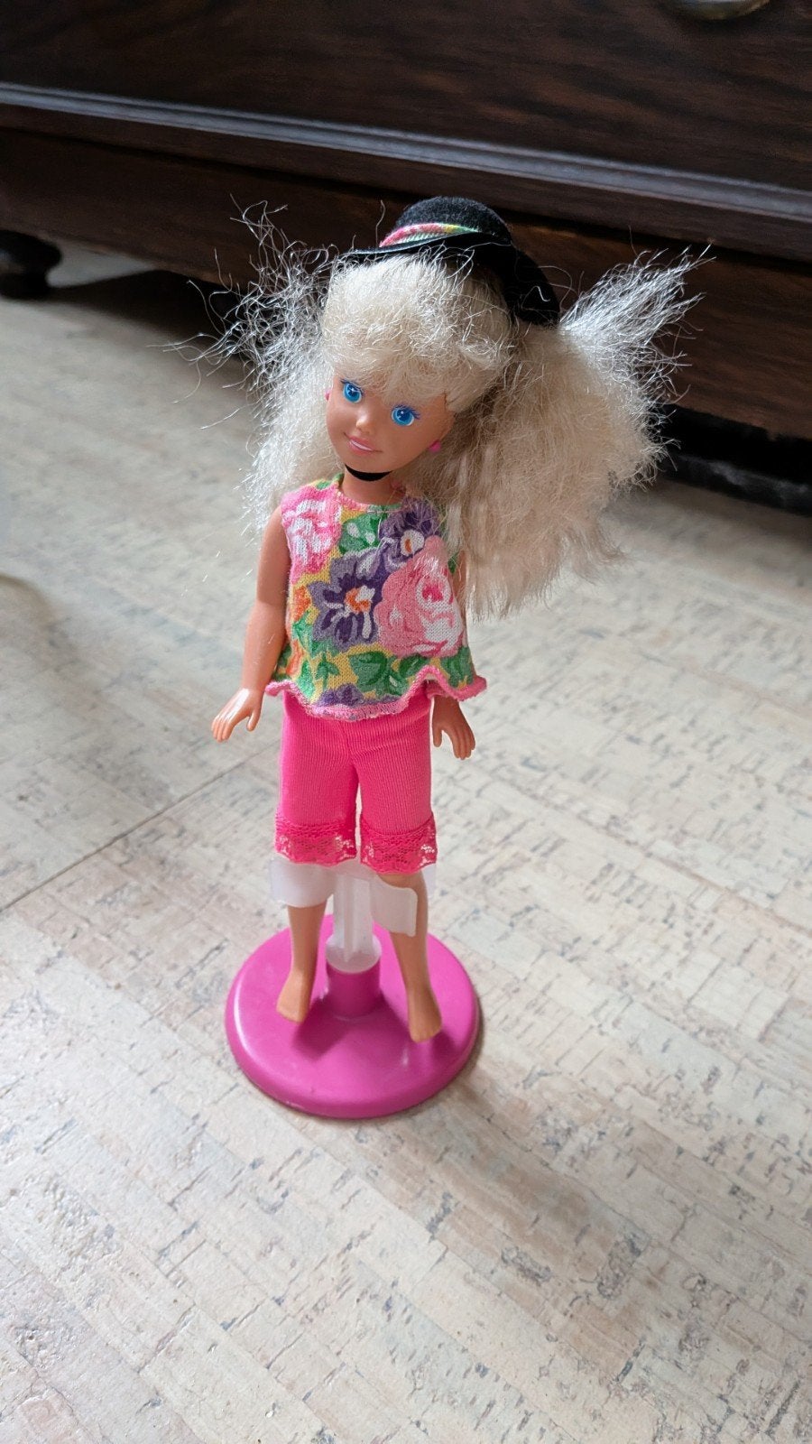 Stacie pop uit 1991 - Barbies jongere zusje, Ophalen of Verzenden, Gebruikt, Barbie