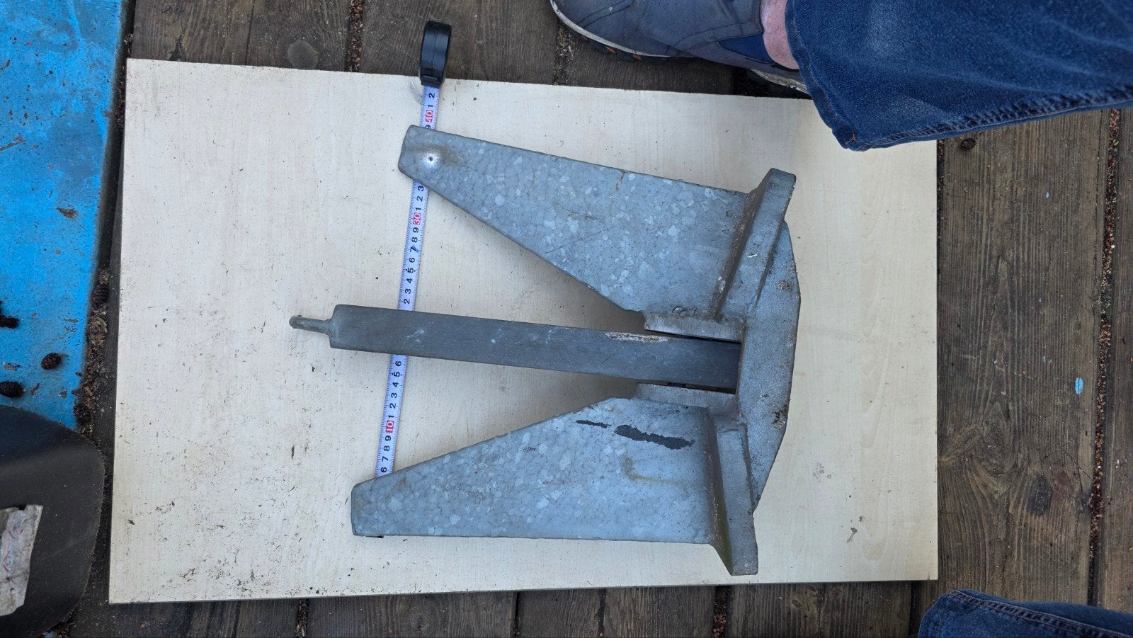 Anker, Watersport en Boten, Bootonderdelen, Zo goed als nieuw, Ankeren en Afmeren, Zeilboot of Motorboot, Ophalen