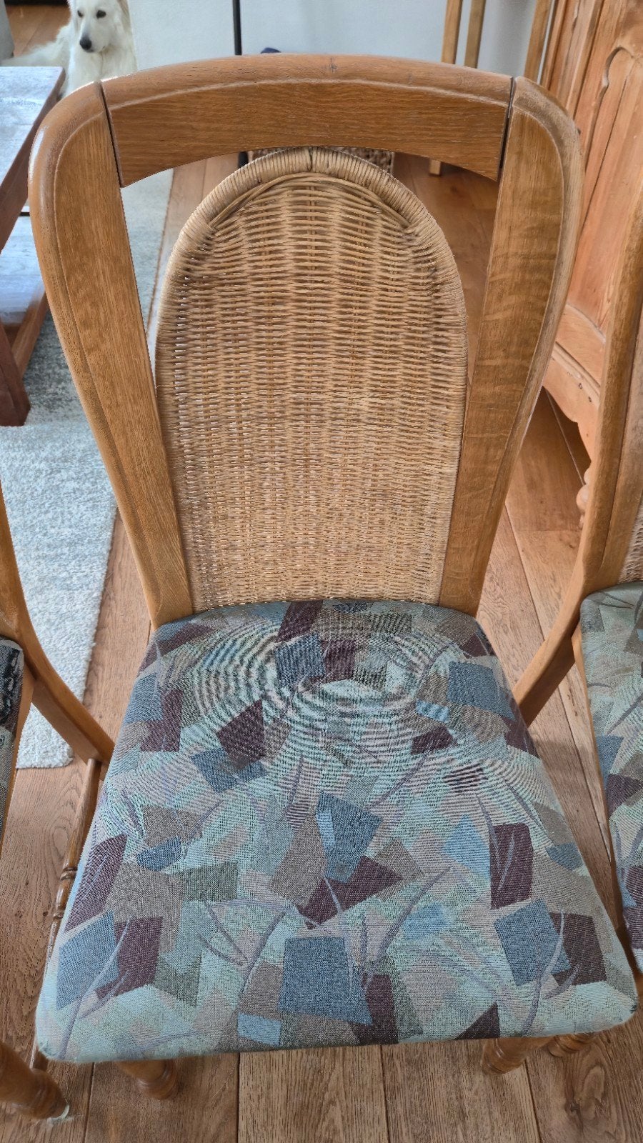 Gratis! Stoelen, Huis en Inrichting, Stoelen, Ophalen, Gebruikt, Stof