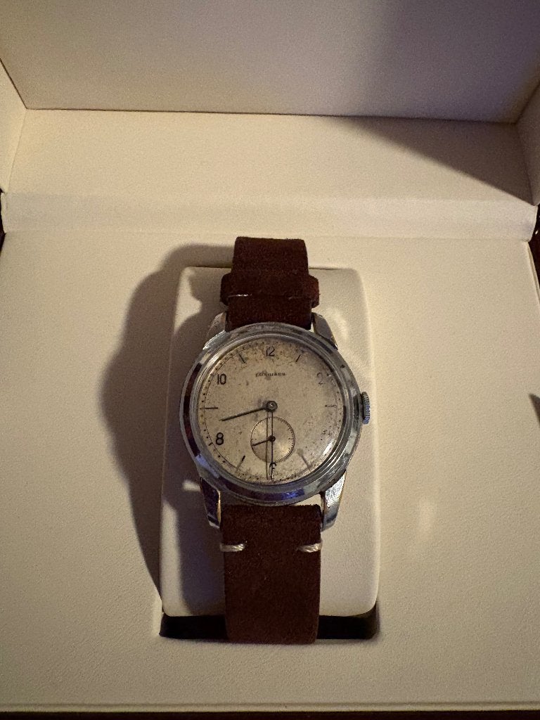 Longines militair horloge 1941, Overige merken, Staal, Polshorloge, Ophalen of Verzenden