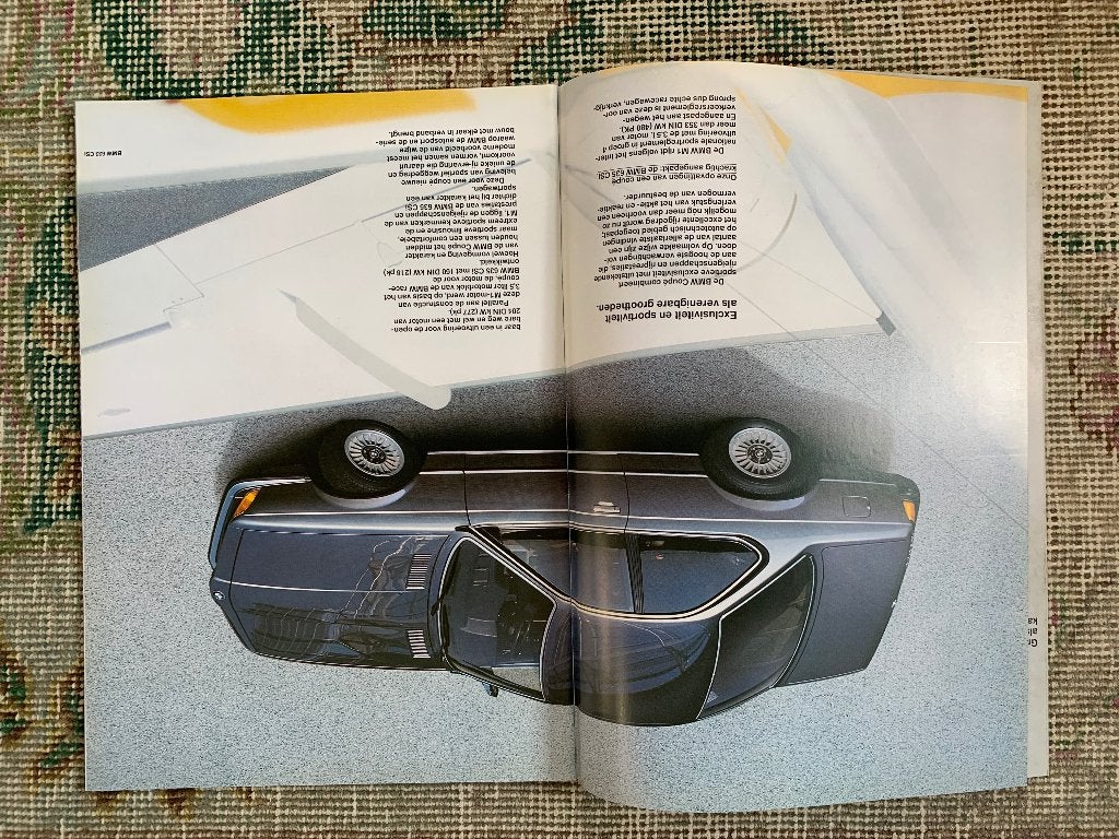 Nederlandse folder brochure BMW 6-serie E24 1981 nieuw!, Nieuw, Ophalen of Verzenden, BMW, BMW