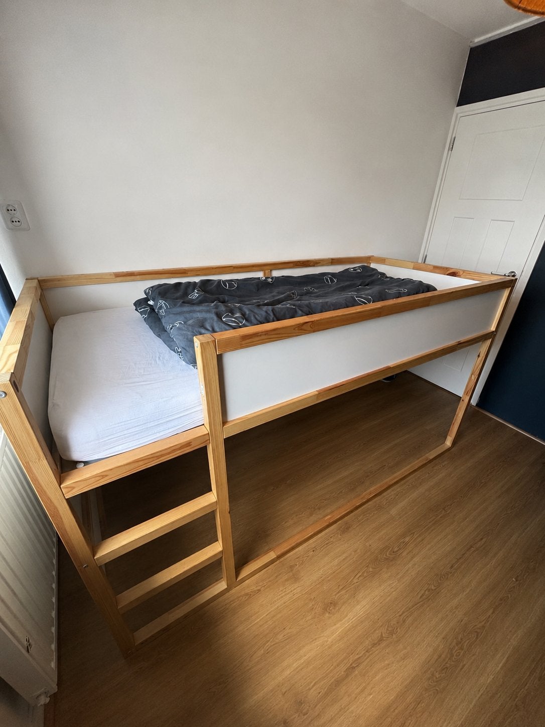 Ikea Kura omkeerbaar bed half hoogslaper, Ophalen, Zo goed als nieuw, Halfhoogslaper
