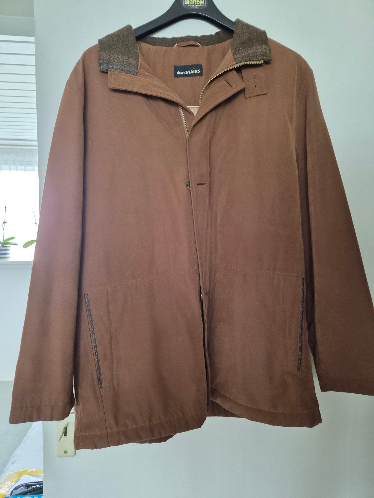 Suede jas maat 50 nieuw, Kleding | Heren, Bruin, Maat 48/50 (M), Down stairs, Nieuw