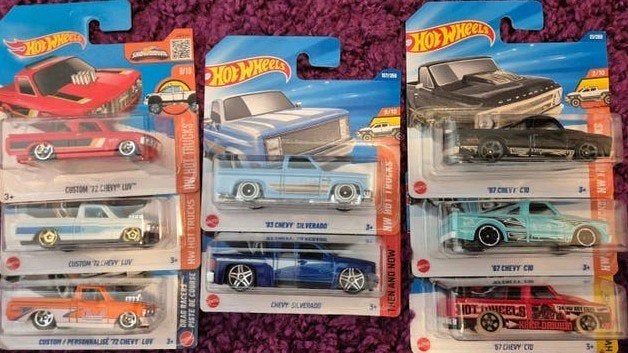 Hot Wheels Chevrolet Pickup modellen., Ophalen of Verzenden, Nieuw, Auto
